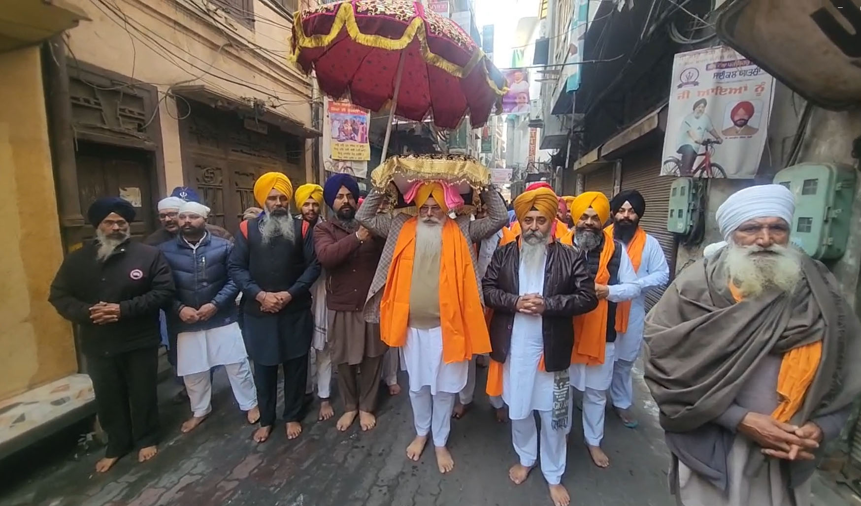 ਅੰਮ੍ਰਿਤਸਰ: ਸ੍ਰੀ ਗੁਰੂ ਹਰਿਗੋਬਿੰਦ ਸਾਹਿਬ ਜੀ ਦੇ ਵਿਆਹ ਪੁਰਬ ਮੌਕੇ ਵਿਸ਼ਾਲ ਨਗਰ ਕੀਰਤਨ ਦਾ ਆਯੋਜਨ